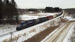 Z127 makes its way south through the rural swampy areas between Holly and Milford